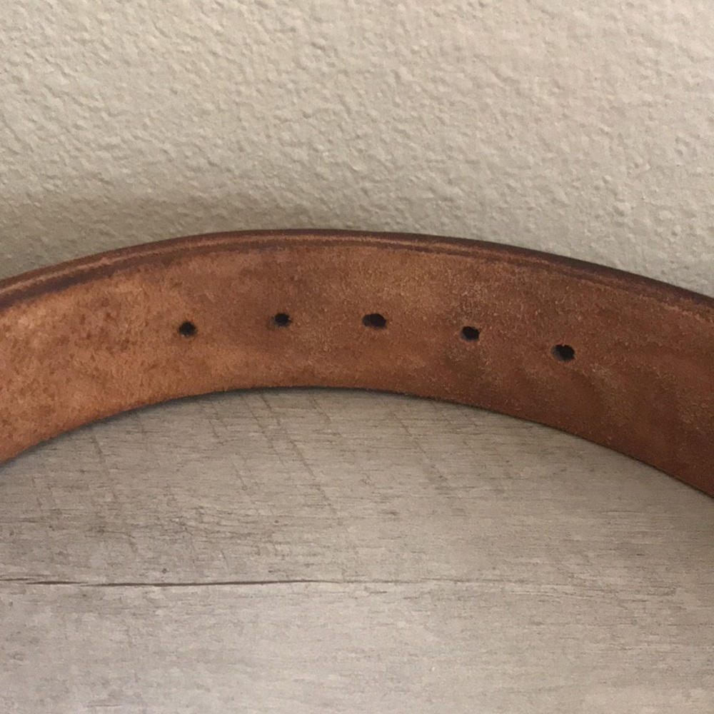 Vintage Philmont Western Leather Belt Boy Scouts size 38 - Picture 5 of 5